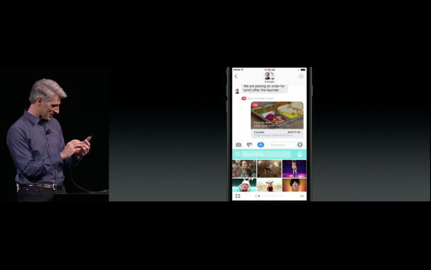 Apple zeigt iOS 10. (Bild: Apple/Screenshot: Golem.de)